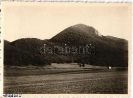 Brassó, Kronstadt, Brasov; Nagy Függőkő / Hangenstein / mountain. photo