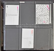 3 db óriás képeslapalbum egyenként kb. 500 férőhellyel / 3 giant postcard albums, each for cca. 500 ...