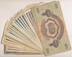 32db-os vegyes magyar pengő bankjegy és adópengő tétel T:III,III-