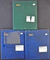 Kb. 144 db MODERN vasúti levelezőlap bélyegzésekkel, vonatok. 3 albumban / Cca. 144 modern railway p...