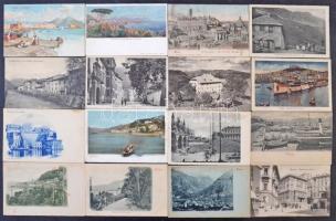 Kb. 800 db RÉGI olasz városképes lap dobozban / Cca. 800 pre-1945 Italian town-view postcards in a box