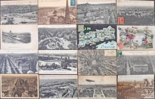 Paris, Párizs - Egy doboznyi (kb. 800 db) RÉGI francia városképes lap / Cca. 800 pre-1945 French town-view postcards in a box