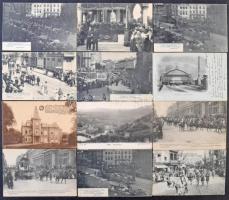 Egy doboznyi (kb. 800 db) RÉGI belga városképes lap / Cca. 800 pre-1945 Belgian town-view postcards ...