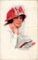 26 db régi motívumlap vegyesen: hölgyek, szerelmespárok, művészlapok, stb. vegyes minőség / 26 pre-1...