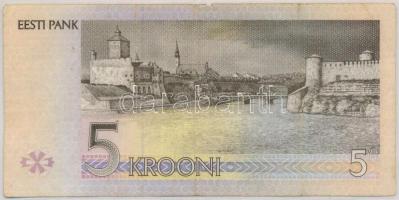 Észtország 1994. 5K laminálva T:III
Estonia 1994. 5 Krooni laminated C:F
Krause 76.a