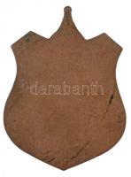 ~2000. "Köztársasági Őrezred - ORFK" egyoldalas Br plakett (71x53mm) T:1-