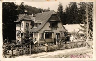 Tusnádfürdő, Baile Tusnad; Koczkás pansio / hotel, restaurant. Gáll Béla photo