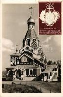 Ungvár, Uzshorod, Uzhorod; Görögkeleti ortodox templom / Greek Orthodox church + Budapest Sport Egyesület (BSE) Turistaszakosztálya