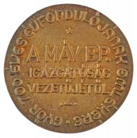 ~1970. "Győr 700 éves évfordulójának emlékére - A MÁV Bp. Igazgatóság vezetőjétől" aranyoz...