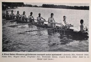 1920-1938 Magyar Athletikai Club  (M.A.C.) evezős szakosztályának évi jelentései 6 sz. (1920,1923,19...