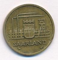 Saar-vidék 1954. 20Fr Al-Br T:1- 
Saarland 1954. 20 Franken Al-Br C:AU