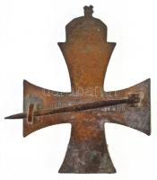 1915. "Ifjúság a Hazáért 1914-1915" zománcozott Cu jelvény, hátoldalán "Hadsegélyező ...