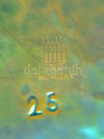 Zsolnay eozin rákos tál, jelzett, kis kopásnyomokkal, d: 17 cm