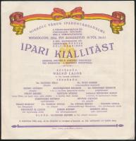 1924 Miskolc, meghívó az ipari kiállításra