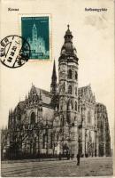 1915 Kassa, Kosice; Székesegyház / cathedral