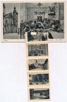 Kassa, Kosice; Szent Erzsébet dóm, II. Rákóczi emlék a dóm falában. leporellolap / cathedral with wr...