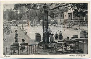 Kassa, Kosice; Városi strandfürdő / swimming pool. leporellocard
