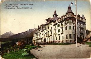 Tátralomnic, Tatranská Lomnica; Palota szálloda / hotel (kopott sarkak / worn corners)