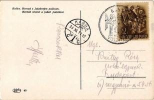 Kassa, Kosice; Hernád részlet a Jakab palotával / Hornád river with palace "1938 Kassa visszaté...