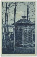 1932 Lőcse, Levoca; Ketterhäuschen / Szégyenketrec. Kiadja Elek Singer / cage (ázott / wet damage)