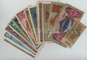 21db-os vegyes magyar pengő bankjegy tétel T:III