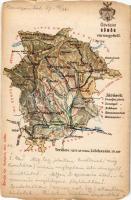 1907 Gömör vármegye térképe. Kiadja Károlyi Gy. / Map of Gemer County (b)