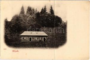 Murányalja, Murán; menedékház a Murányi fennsíkon, Klyak 1391 m / Muránska planina / chalet (fa)