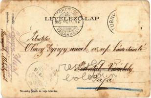 1905 Stubnyafürdő, Túróchévíz, Stubnianske Teplice, Turcianske Teplice;  Zöld tükörfürdő, Erzsébet l...