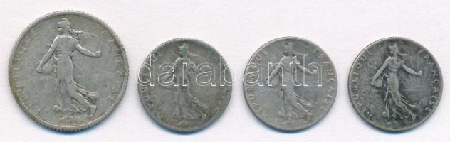Franciaország 1906. 1Fr Ag + 1913-1916. 50c Ag (3xklf) T:2,2-,3
France 1906. 1 Franc Ag + 1913-1916...