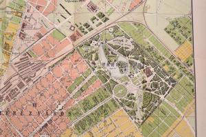 1983 Homolka József: Budapest térképe házszámok megjelölésével és az utcák és terek betürendes jegyz...