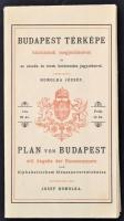 1983 Homolka József: Budapest térképe házszámok megjelölésével és az utcák és terek betürendes jegyz...