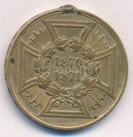Német Birodalom 1871. "1870-1871-es Háborús Emlékmedál" Br kitüntetés "GOTT WAR MIT U...