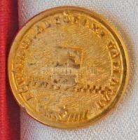 DN "Fővárosi Autótaxi Vállalat - 30 éves jó munkáért" kis emlékplakett, kitűzővel együtt, ...