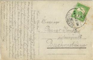 1909 Újtátrafüred, Neu-Schmecks, Novy Smokovec (Tátra, Magas Tátra, Vysoké Tatry); út / road. photo