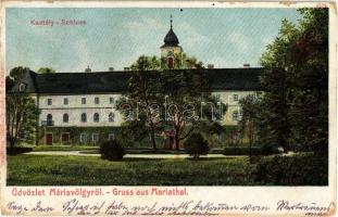 1910 Máriavölgy, Marianka, Mariathal; Kastély. Ferd. Enninger / Schloss / castle (Rb)