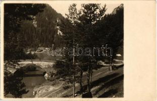 1927 Szepestamásfalva, Tamásfalu, Spisské Tomásovce; Tamásfalvi tábor, híd / camp, bridge. photo