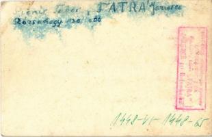 Rózsahegy, Ruzomberok; Pionirsky tabor "Fatra" Jazierce pri Ruzomberku / Pionír tábor &quo...