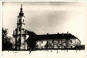 Szentantal, Svaty Anton, Sväty Anton; templom télen / church in winter. photo