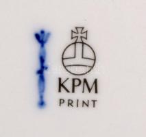 Otto von Bismarck emléktál, matricás, jelzett, minimális kopással, d: 19,5 cm