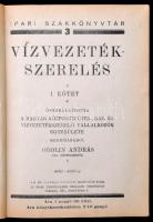 Ipari szakkönyvár 2 kötete: 
Vízvezetékszerelés I-III. kötet. (Egy kötetben.) Összeállította: Magya...