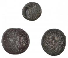 Párthus Birodalom 3db klf rézpénz T:2-,3
Parthian Empire 3pcs of diff copper coins C:VF,F