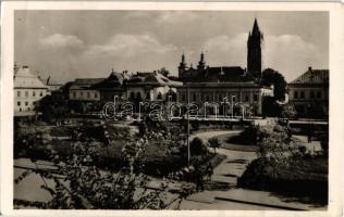 Nagybánya, Baia Mare; Fő tér, Szent István torony / main square, city tower