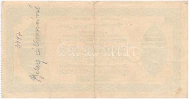 Budapest 1943. "Reviziós Pengő" arckép nélküli változat, kitöltött T:III