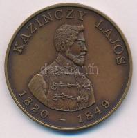 Bognár György (1944-) 1990. "Gyöngyös - Aradi Vértanúk / Kazinczy Lajos" Br emlékérem (42,...