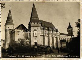 1940 Vajdahunyad, Hunedoara; vár / Cetatea (Castelul) Huniadestilor / castle. Bach photo (EK)