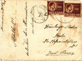 1940 Vajdahunyad, Hunedoara; vár / Cetatea (Castelul) Huniadestilor / castle. Bach photo (EK)