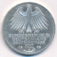 NSZK 1979J 5M Ag "Német Régészeti Intézet 150. évfordulója" T:2 (PP) FRG 1979J 5 Mark Ag &...