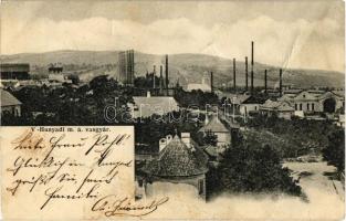 1905 Vajdahunyad, Hunedoara; Vasgyár. Kiadja Spörl Gusztáv / iron works, factory (EB)