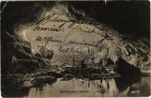 1910 Petrozsény, Petrosani; Boli barlang. Kiadja az Adler fényirda / Dealul si Pestera Bolii / Bolia cave interior (apró lyuk / tiny hole)