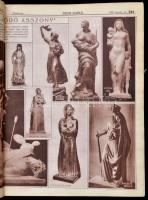 1927 Pesti Napló 1927. április 17-december 25. Számos fekete-fehér fotóval. Javított gerincű egészvá...